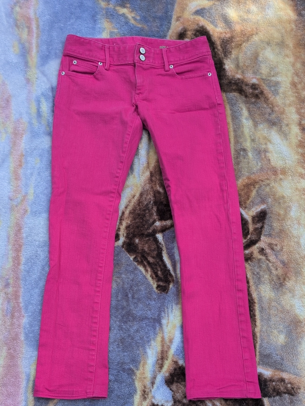 Lilly Pulitzer Pink Worth Straight Jeans Size 4